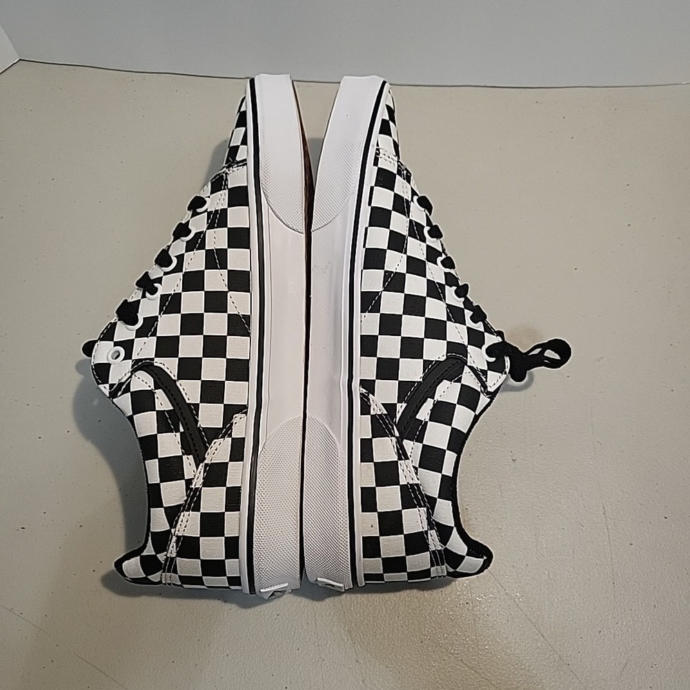 Vans Seldan Checkerboard Skate Shoes Canvas Black White Mens Sz 11.5 VN000CT3BA2 - Picture 5 of 8